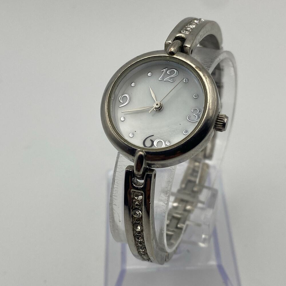 Elegant FMD Silver-Tone Watch - Stainless Steel Band, New Battery!